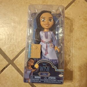 Disney Asha Fashion Doll in Lavender Outfit